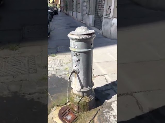 Drinking #fountain in #Rome - #Shorts