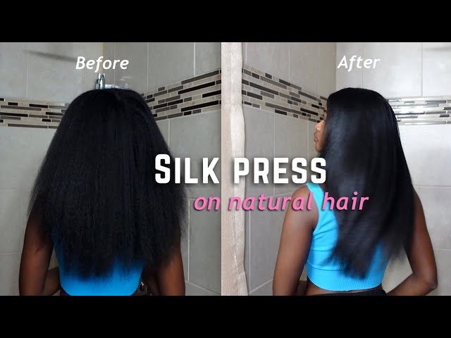 HOW TO: DIY SILK PRESS ON NATURAL HAIR + HOW TO WRAP AND MAINTAIN STRAIGHT HAIR #naturalhair