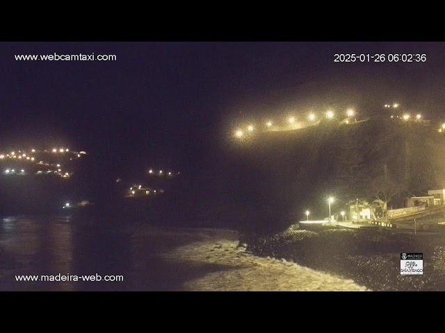 Porto da Cruz Swimming Pools Live HD Webcam Baía do Bago, Madeira