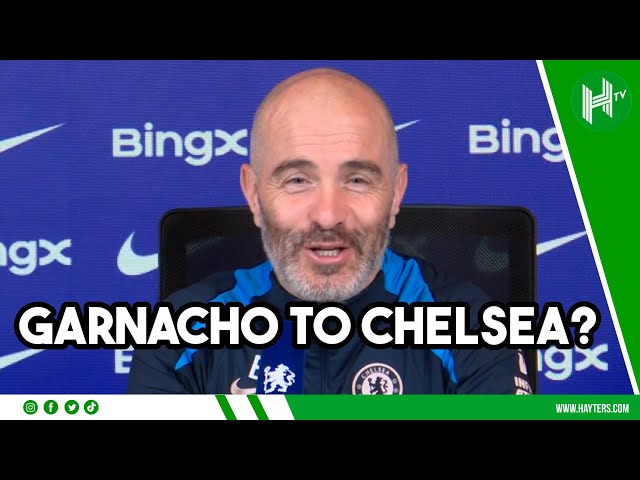 Garnacho to Chelsea? We are HAPPY with what we have! | Maresca dismisses reports