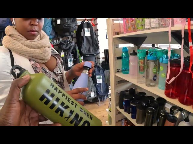 Buying Pink Hiking boots in Falmouth England part 2