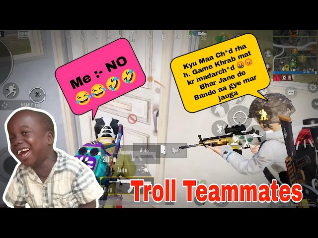 DOOR BLOCKING & HEAVY DRIVING🤣👿 || TROLLING RANDOM TEAMMATES😂😂 || BGMI FUNNY & WTF MOMENT