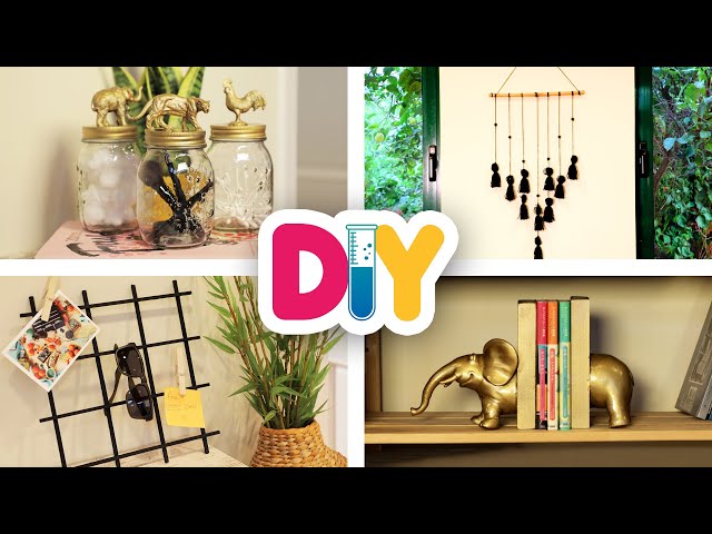 4 INSPIRING Decoration Crafts to make for your home! | Fast-n-Easy | DIY Labs