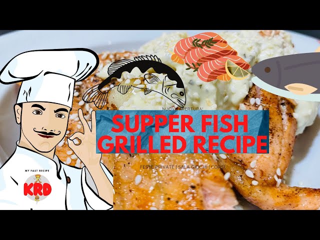 Grilled Fish | Fish Fry Recipe | Grilled Fish Recipe |(@KRDFASTFOOD )