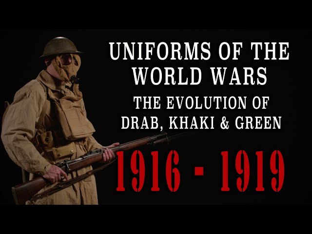 “American Uniforms of the World Wars - The Evolution” 1916 - 1919 (4K)