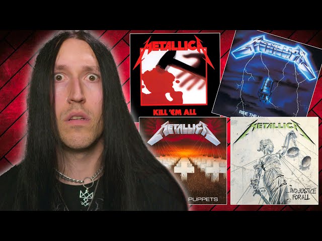 Metallica Hater Listens to Their First 4 Albums for the First Time!