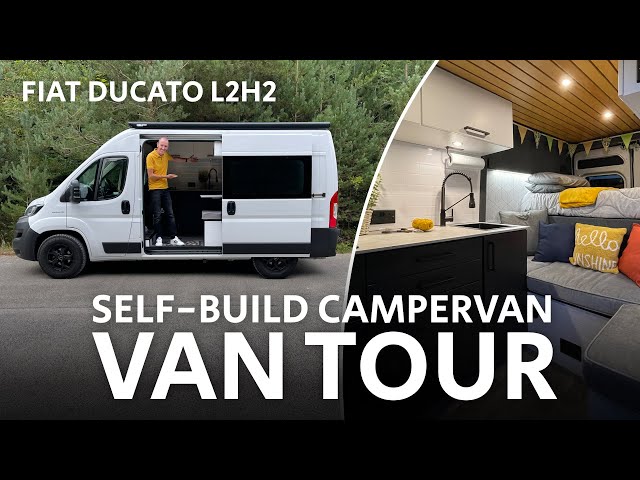 VAN TOUR | UK Self-Build CAMPERVAN CONVERSION | Fiat Ducato L2H2