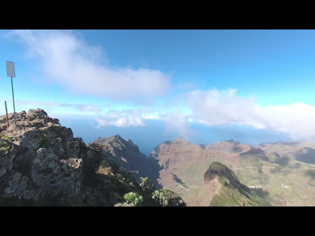 Vuze XR VR 180 Tenerife top of Teno Mountains