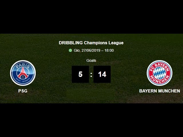 PSG  - BAYERN MUNCHEN 7°g  Dribbling Champions League