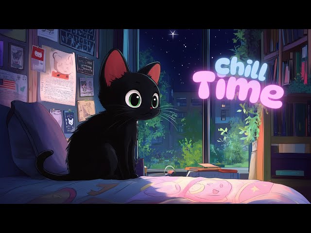 🌙 Dreamy Whiskers:  Chill Lofi Hip-Hop Beats for Study / Work / Unwind✨ #chillbeats  #studybeats