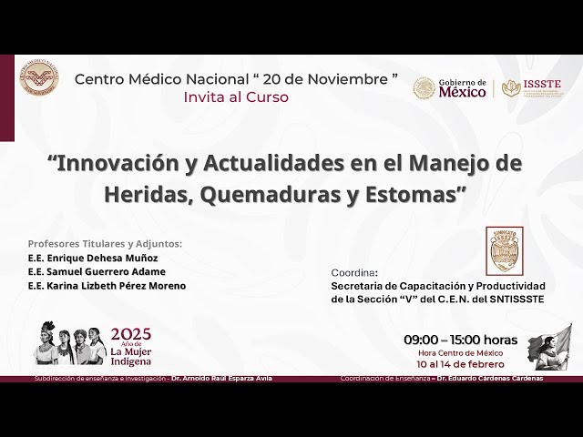 “Innovación y Actualidades en el Manejo de Heridas, Quemaduras y Estomas”