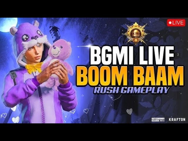 FULL BOOM BAAM RUSH💀 || ROAD TO 800 SUBS ||  #shortstream #shortfeed #shorts #bgmilive #bgmistream