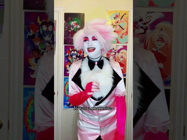 #angeldust #angeldustcosplay #hazbinhotel #hazbinhotelcosplay #lgbt #averysleepynerd #nonbinary