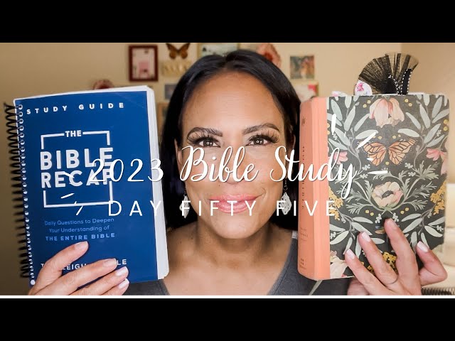 Study the Bible in One Year: Day 55 Numbers 3-4 | bible study for beginners￼