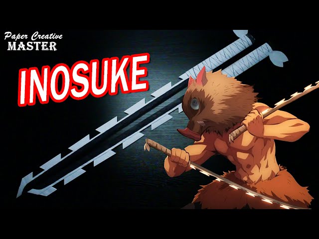 How to Make a Demon Slayer Inosuke's Sword. Katana Inosuke