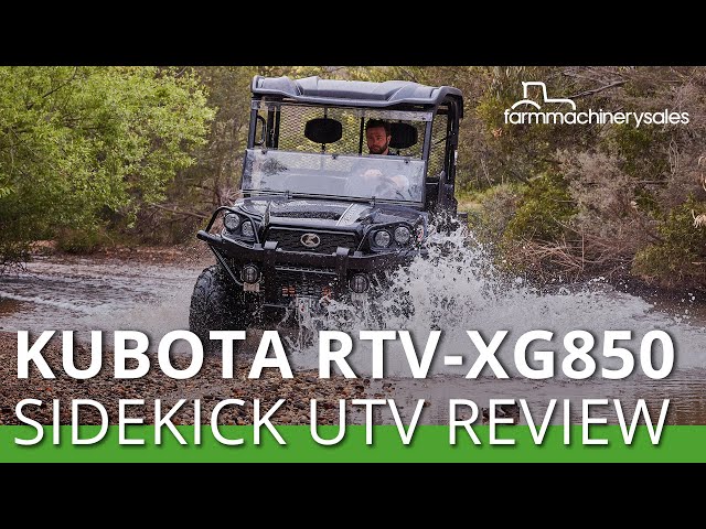 Kubota RTV-XG850 Sidekick review