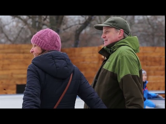 Old Man Ice Skating Prank, Grandfather ice skater prank, Backflip on ice