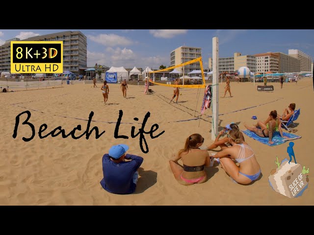 8k 3D Virginia Beach 61st East Coast Surfing Championship+Volleyball/ECSC Womens Bikini FinalPREVIEW