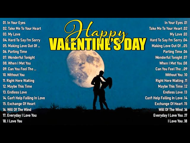 Best Old Love Songs 80's 90's 💕Best Love Songs About Falling In Love💕 Best Valentine's Day Songs 💕