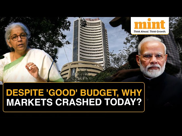 Stock Market Crash : 5 Reasons Why Indian Markets Tanked Today | Rupee At Its Lowest Ever