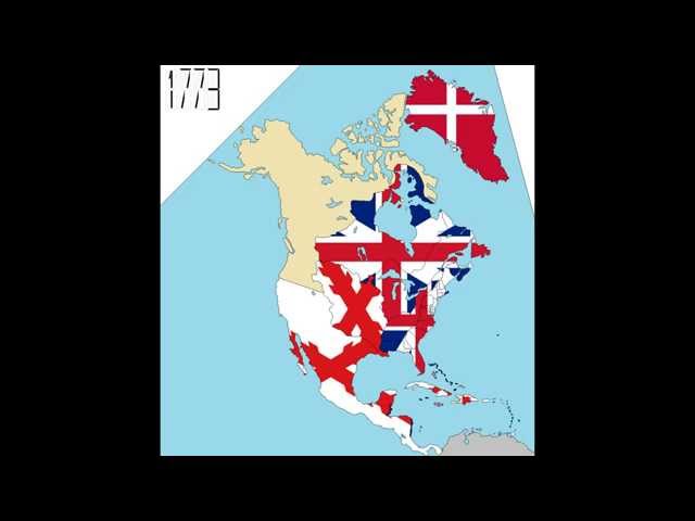 North America: Timeline of National Flags (Part 2)