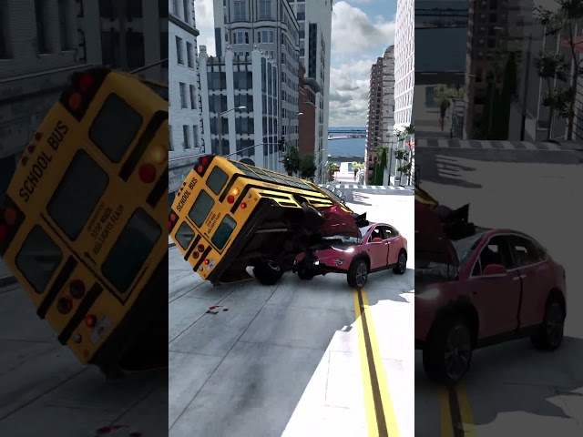 How People Drive a Bus - BeamNG.drive