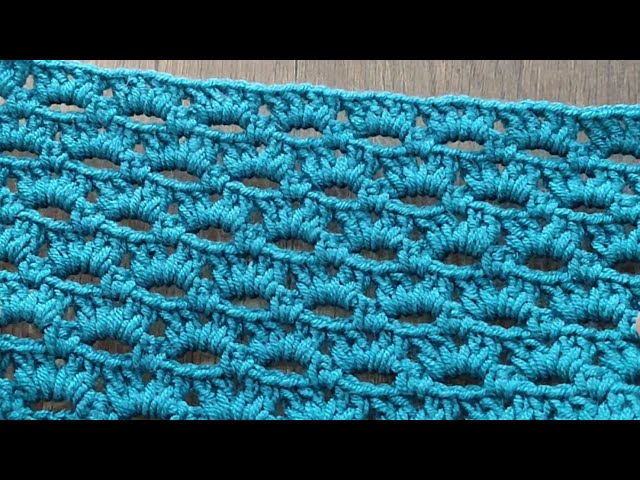 VERY EASY Simple crochet for beginners New crochet pattern in only one rows crochet stitches