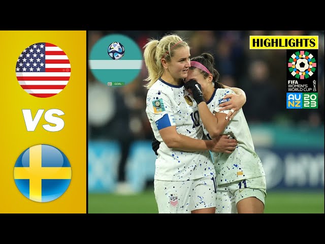 [ Round Of 16 ] USA vs Sweden | Extended Highlights | A Millimeter | 2023 FIFA Women's World Cup