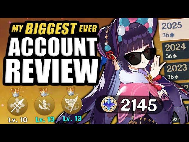 A Day 1 Player Who Plays Their Own Way | Genshin Impact Account Review