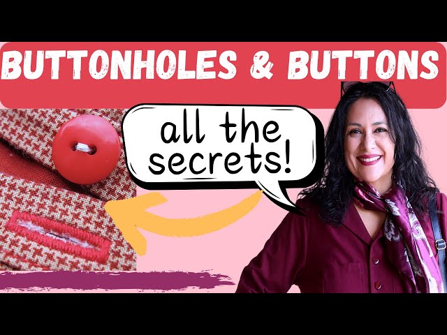 ALL MY SECRETS for SEWING BUTTONHOLES are here! No more fear :) Part 1