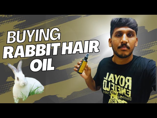 Buying Rabbit hair oil vlog|🐇🐰tamil