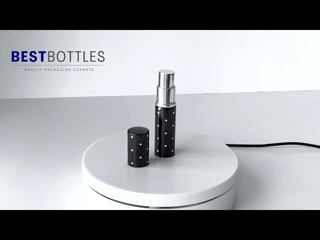 Refillable Perfume Atomizer, Black Dot, Capacity: 10ml | Best Bottles