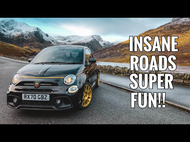 Abarth 595 Scorpioneoro First Drive Speed Review In Wales *360 Footage!*