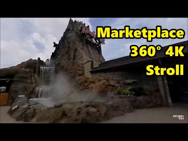 Disney Springs Marketplace - 360° 4K Relaxing Stroll