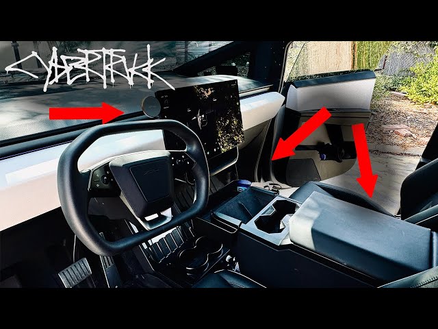 Top 3 Accessories for Cybertruck Interior