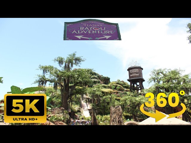 Tiana's Bayou Adventure | Disney's Magic Kingdom | 360 5K 1ST Row POV