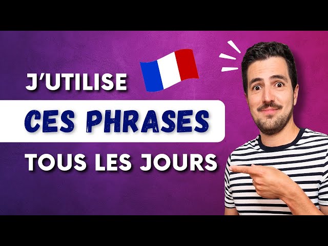 🔝😎 Daily French Words - The Best EVERYDAY French Expressions | French Vocabulary Lesson