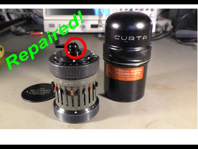 Curta calculator - broken shaft fixed - (PWJ203)