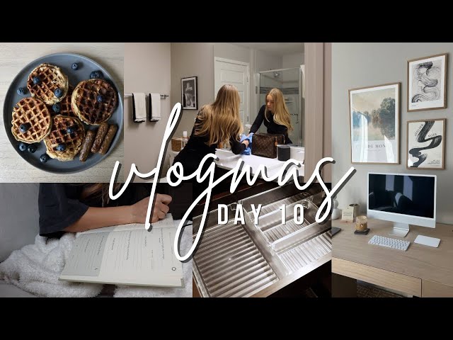 Wellness vlog 🫧 working out, sauna, new books & organizing my bathroom!