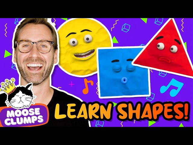 🔺 Shapes Song | Learn Shapes with Mooseclumps | Kids Learning Videos and Songs