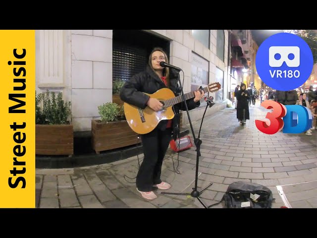 Vr180 3D Street Music 226 / Drama Köprüsü / istiklal