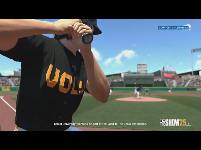 Tennesee baseball team featured in new MLB video game