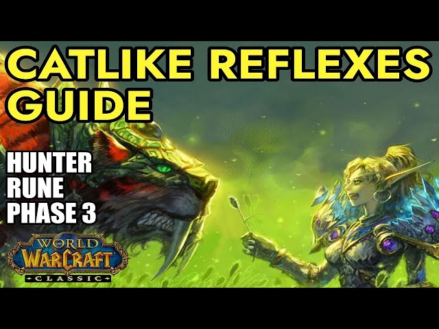 Hunter Rune of the Jungle Cat Guide | Catlike Reflexes WoW Classic SoD