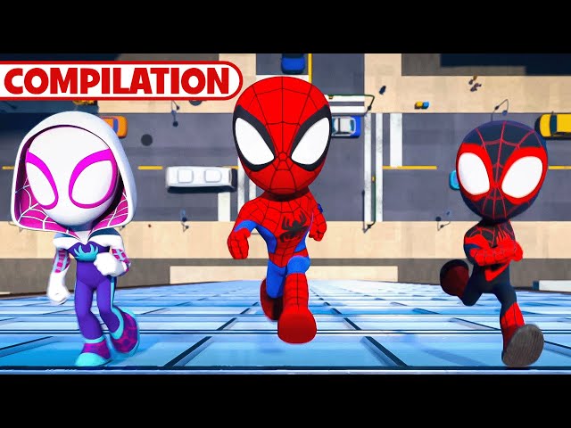 Marvel's Spidey and his Amazing Friends S1 Full Episodes! | 90 Minute Compilation | @disneyjr