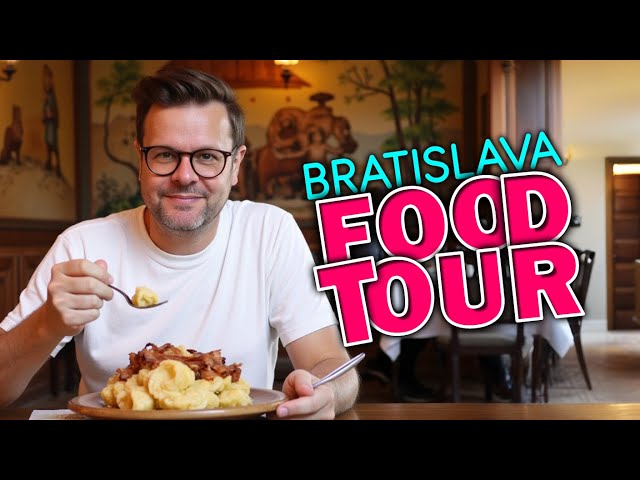 Bratislava Food Guide & Travel Tips / What to eat in Bratislava Slovakia 🇸🇰 Slovak Food Vlog