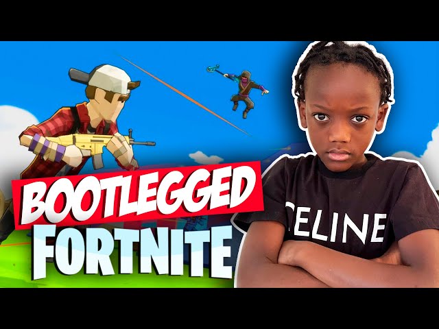 Mom FORCES Me To Play BOOTLEGGED FORTNITE *1V1.lol*