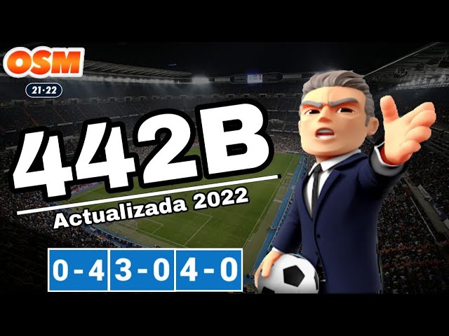 THE BEST 442B! | WIN AND SCORE MANY GOALS FOR YOUR RIVALS VERY EASY🏆| BEST TACTICS #2 | ⚽OSM 21/22⚽