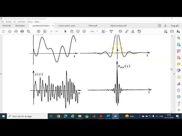 Signal analysis Measurement with noise 16-12-2024