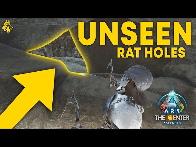 TOP 10 UNSEEN Rat Holes on The Center! | ARK: Survival Ascended