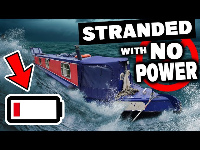 We have lost all power !!! SURVIVING the FLOODS on our Narrowboat